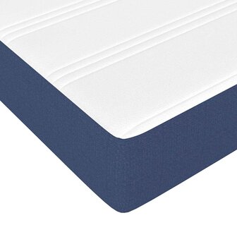 Pocketveringmatras voor kinderen medium 80x160 cm stof blauw 5