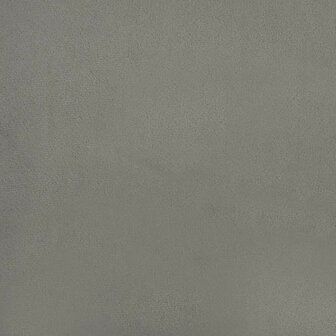 Pocketveringmatras medium 80x210x20 cm fluweel lichtgrijs 6