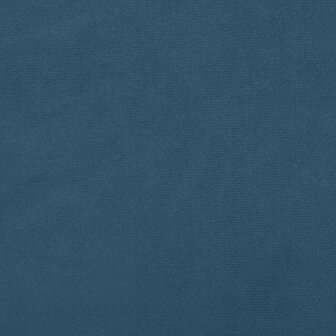Pocketveringmatras medium 80x220x20 cm fluweel donkerblauw 6