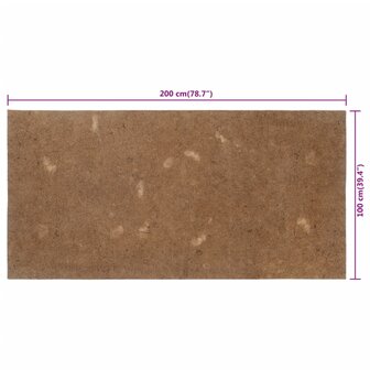 Matrasonderlegger 100x200 cm kokosnootvezel 7