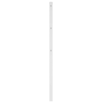 Vervangend hoofdbord 75 cm metaal wit 4