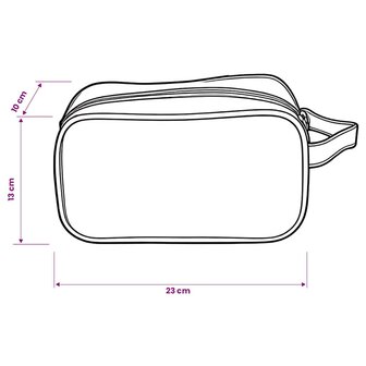 Reisbagage set zwart 5-delig 9