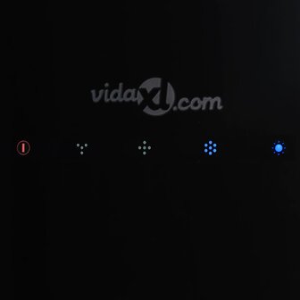 Afzuigkap hangend met aanraaksensor LCD gehard glas 7