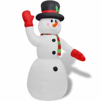 Opblaasbare sneeuwpop 240 cm 2