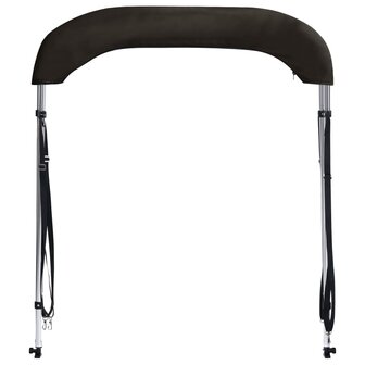 Biminitop 2 bogen 150x120x110 cm zwart 4