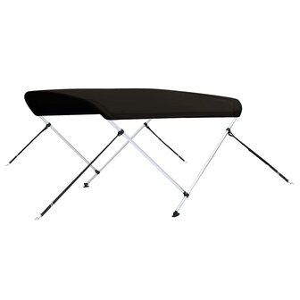 Biminitop 2 bogen 150x120x110 cm zwart 6
