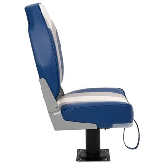 Bootstoelen 2 st met poot 360&amp;deg; draaibaar 5