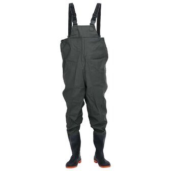 Waadpak met laarzen maat 41 donkergroen 2