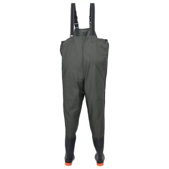 Waadpak met laarzen maat 41 donkergroen 4
