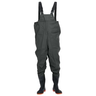 Waadpak met laarzen maat 43 donkergroen 2
