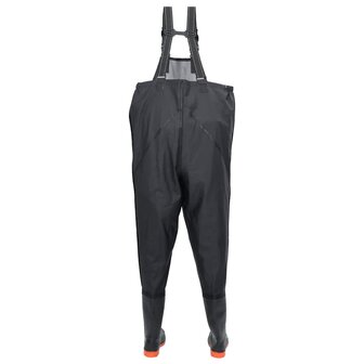 Waadpak met laarzen maat 43 zwart 4