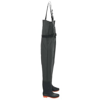 Waadpak met laarzen en riem maat 38 donkergroen 3