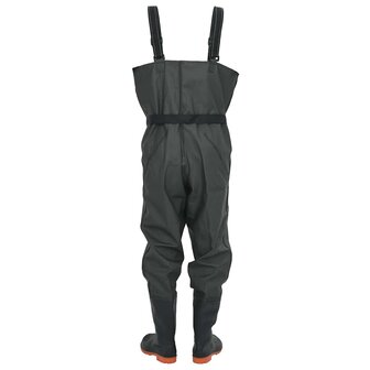 Waadpak met laarzen en riem maat 38 donkergroen 4