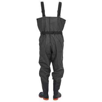 Waadpak met laarzen en riem maat 46 donkergroen 4