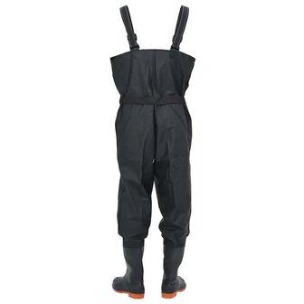 Waadpak met laarzen en riem maat 38 zwart 4
