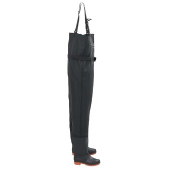 Waadpak met laarzen en riem maat 42 zwart 3