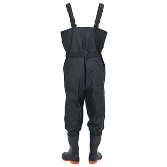 Waadpak met laarzen en riem maat 43 zwart 4