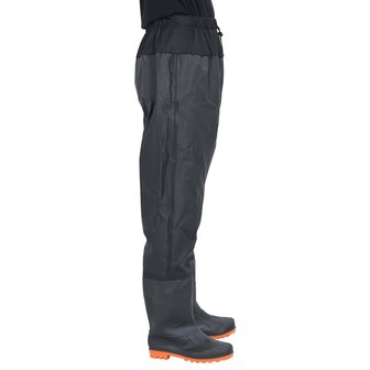 Waadpak met laarzen maat 43 zwart 3