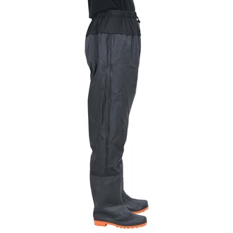 Waadpak met laarzen maat 44 zwart 3