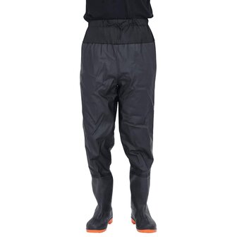 Waadpak met laarzen maat 45 zwart 2