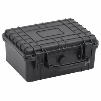 Flightcase draagbaar 24x19x11 cm PP zwart 1