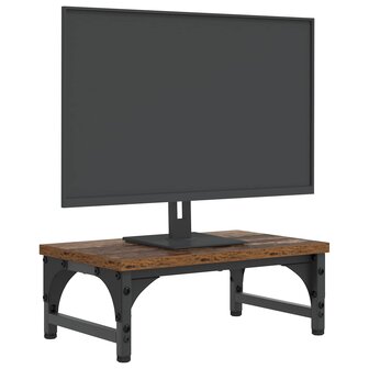 MonitorstandaardOud hout 37 x 23 x 14 cm PB 2