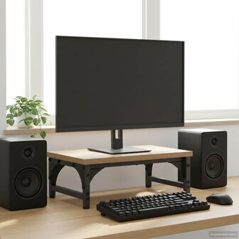 MonitorstandaardArtisanaal eiken 37 x 23 x 14 cm PB 1