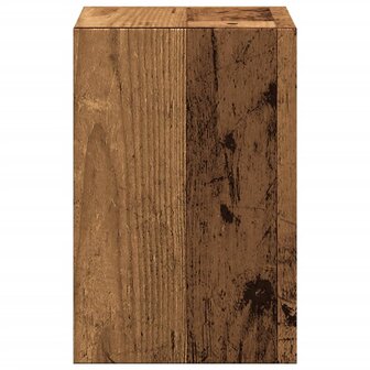 Monitorstandaard met bureau-organizer hout oud houtkleurig 5