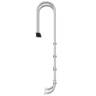 Zwembadladder 54x38x184,5 cm 304 roestvrij staal 4