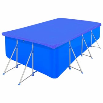 Zwembadhoezen 2 st rechthoekig 90 g/m&amp;sup2; 540x270 cm PE 2