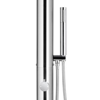 Buitendouche 225 cm roestvrij staal 8