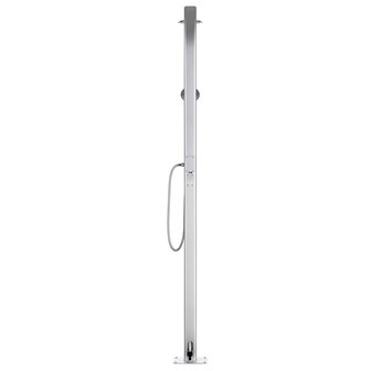 Buitendouche 215 cm aluminium 5