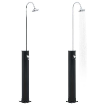 Solardouche 20 L 214 cm zwart 3