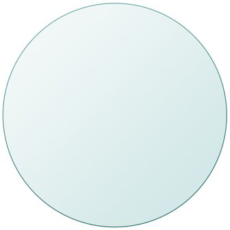 Tafelblad van gehard glas 300 mm rond 1