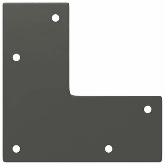 Tafelpoten voor Salontafel 4 st 10 cm massief staal antracietkleurig 7