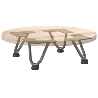 Tafelpoten voor Salontafel 4 st 10 cm massief staal naturel 8