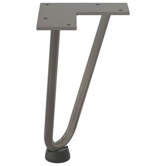 Tafelpoten voor Salontafel 4 st 20 cm massief staal naturel 6