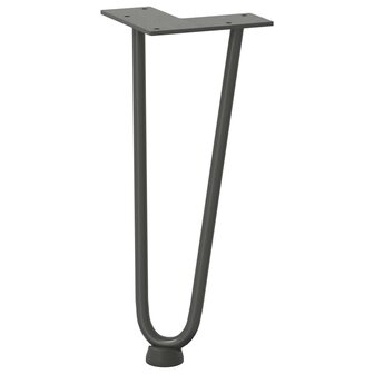 Tafelpoten voor Salontafel 4 st 30 cm massief staal antracietkleurig 4