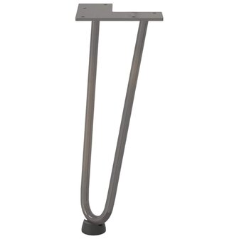 Tafelpoten voor Salontafel 4 st 30 cm massief staal naturel 5