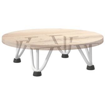 Tafelpoten voor Salontafel 4 st 10 cm massief staal wit 8