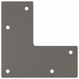 Tafelpoten voor Salontafel 4 st 10 cm massief staal naturel 7