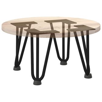 Tafelpoten voor Salontafel 4 st 20 cm massief staal zwart 8