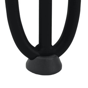 Tafelpoten voor Salontafel 4 st 20 cm massief staal zwart 9