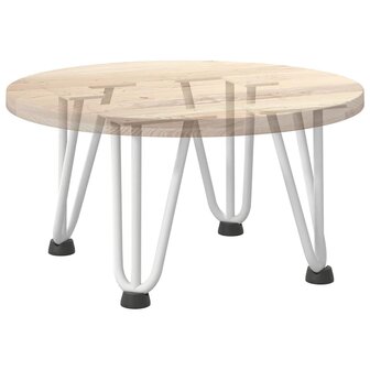 Tafelpoten voor Salontafel 4 st 20 cm massief staal wit 8