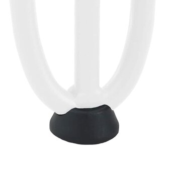 Tafelpoten voor Salontafel 4 st 20 cm massief staal wit 9