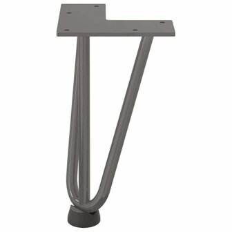 Tafelpoten voor Salontafel 4 st 20 cm massief staal naturel 5