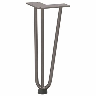 Tafelpoten voor Salontafel 4 st 30 cm massief staal naturel 4