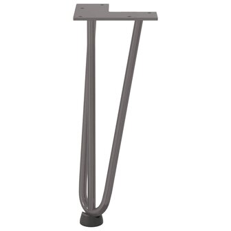 Tafelpoten voor Salontafel 4 st 30 cm massief staal naturel 5