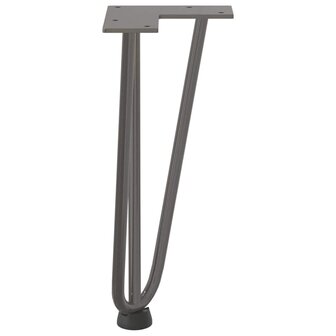 Tafelpoten voor Salontafel 4 st 30 cm massief staal naturel 6