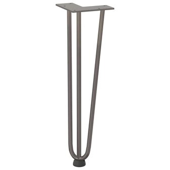 Tafelpoten voor Salontafel 4 st 42 cm massief staal naturel 4